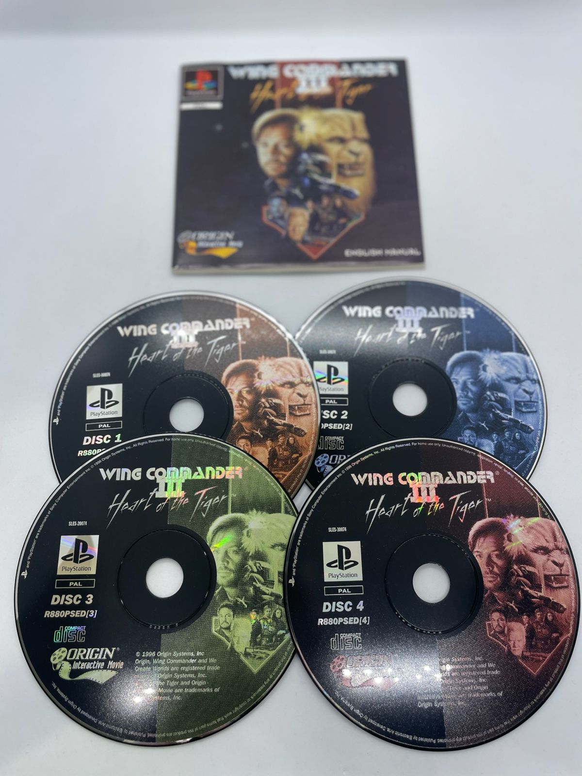 Wing Commander III 3 Heart of the Tiger PS1 Playstation 1 Game PAL