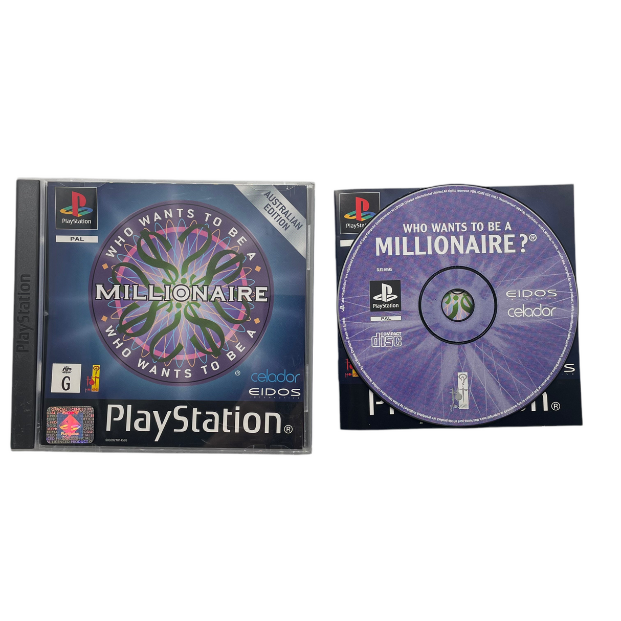 Who Wants To Be a Millionaire Australian Edition PlayStation 1 PS1 Game + Manual PAL