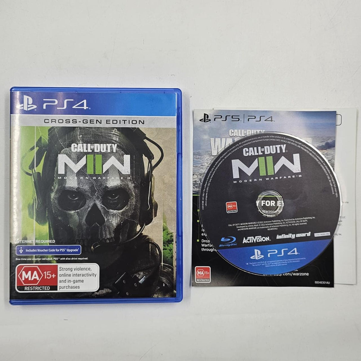Call of Duty Modern Warfare II PS4 Cross Gen Edition PS4 Playstation 4 Game + Manual