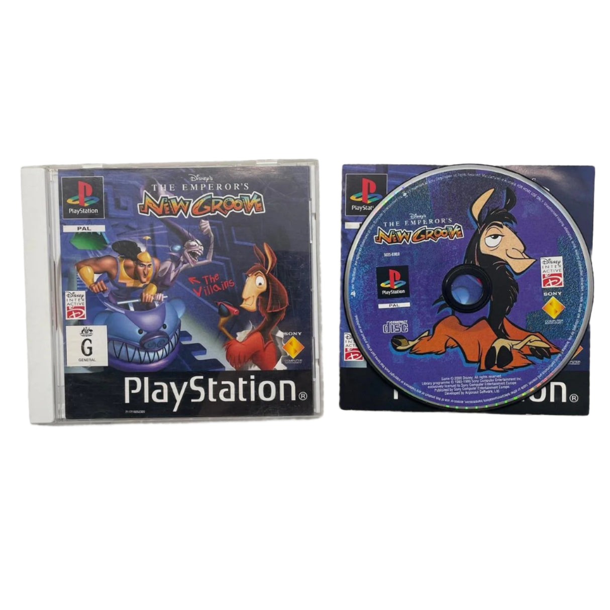 Disney's The Emperor's New Groove PS1 Playstation 1 Game + Manual PAL