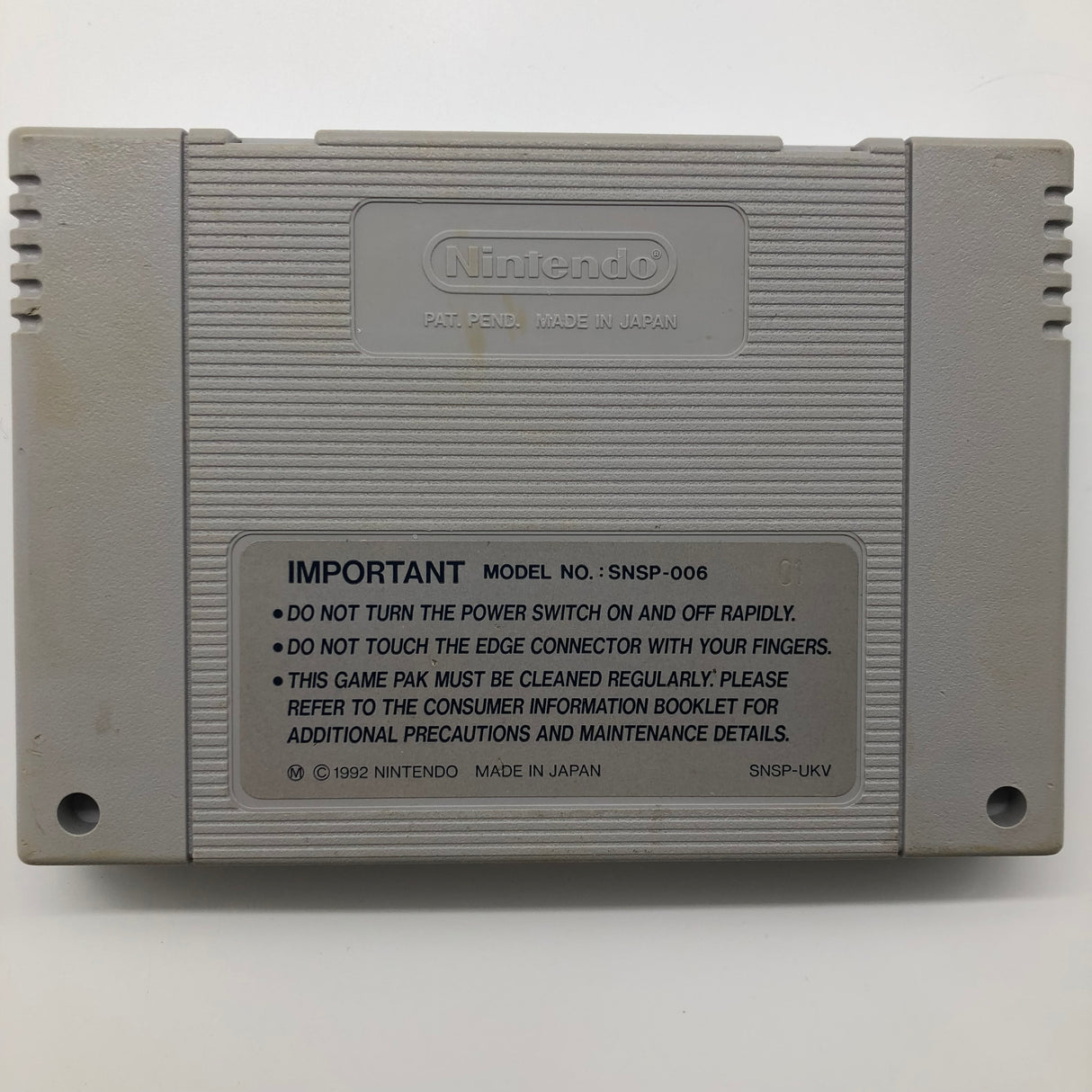 Super Metroid Super Nintendo SNES Game Cartridge PAL