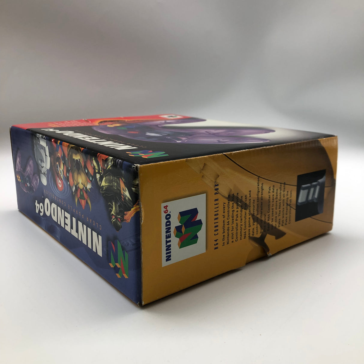 Nintendo 64 N64 Clear Purple Controller Boxed PAL