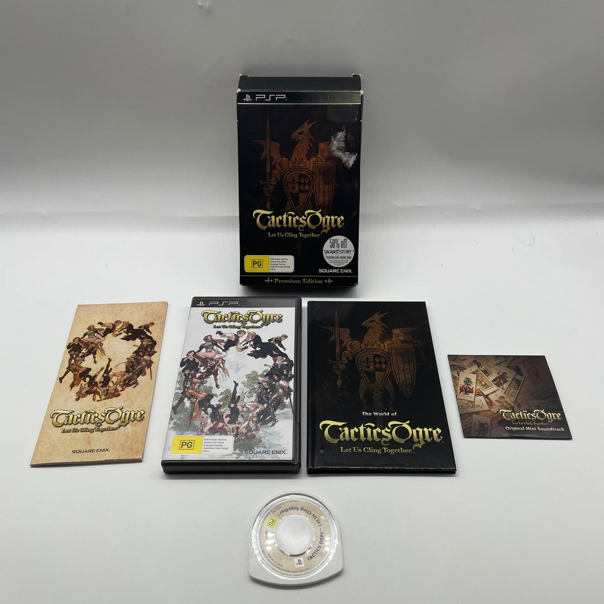 Tactics Ogre Let Us Cling Together Premium Edition PSP Playstation Portable Game PAL