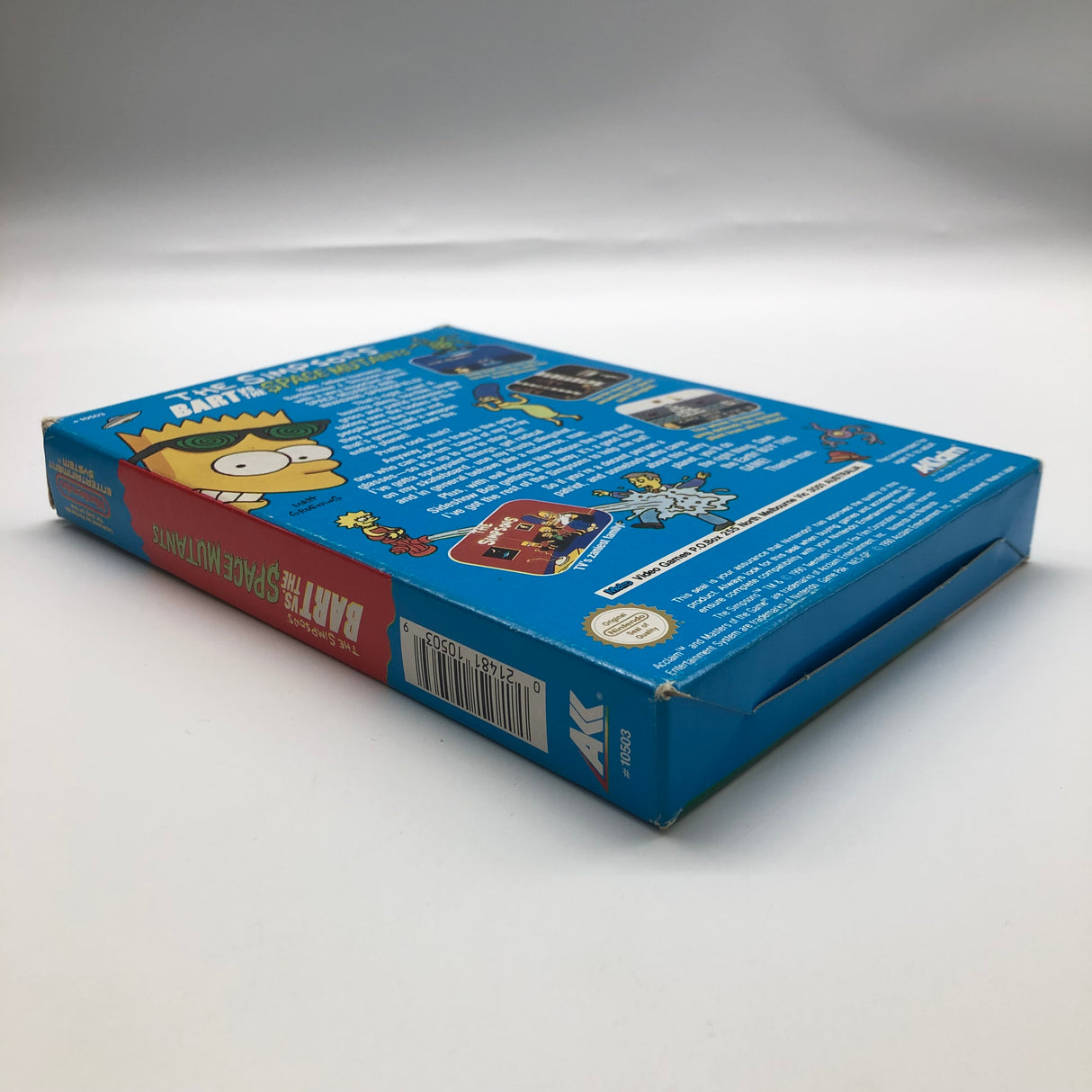 Nintendo The Simpsons Bart Vs. The Space Mutants Nintendo Entertainment System NES Game Boxed Complete PAL