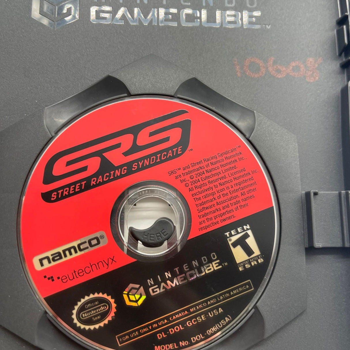 SRS Street Racing Syndicate Nintendo Gamecube Game + Manual PAL