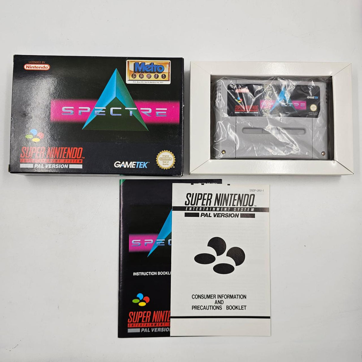Spectre Super Nintendo SNES Game Boxed Complete PAL