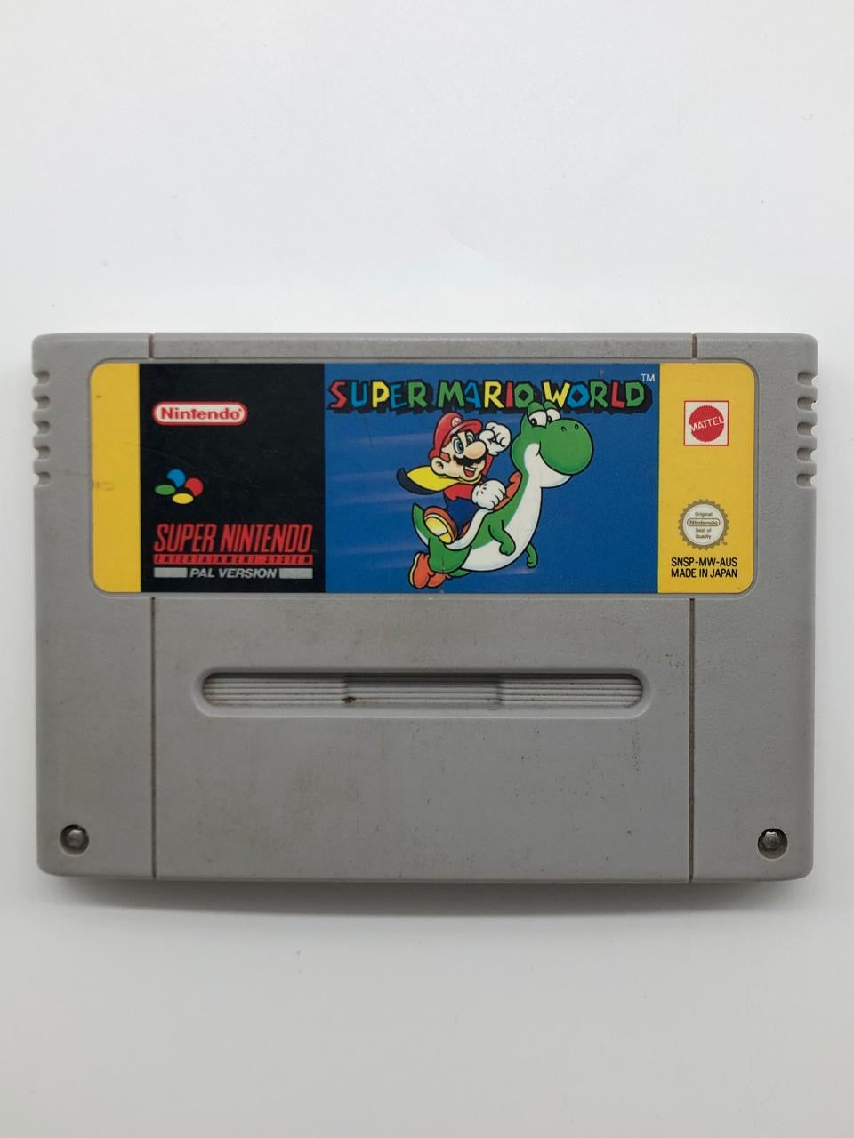 Super Mario World Super Nintendo SNES Game Cartridge PAL