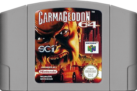 Carmageddon 64 Nintendo 64 N64 Game Cartridge PAL