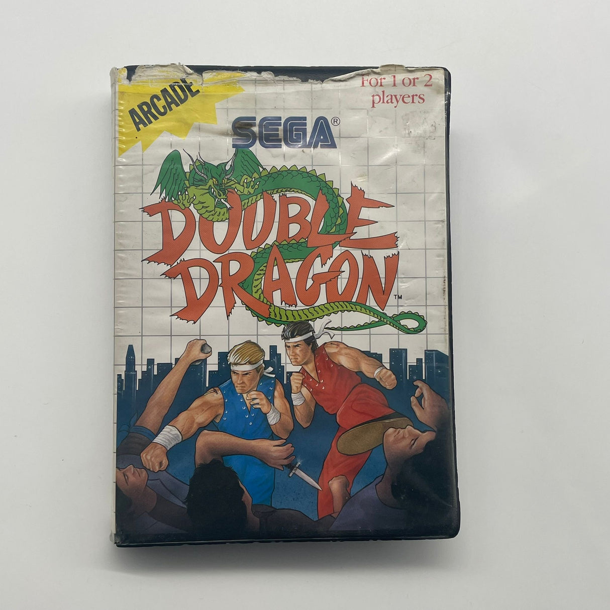 Double Dragon Sega Master System Game + Manual PAL