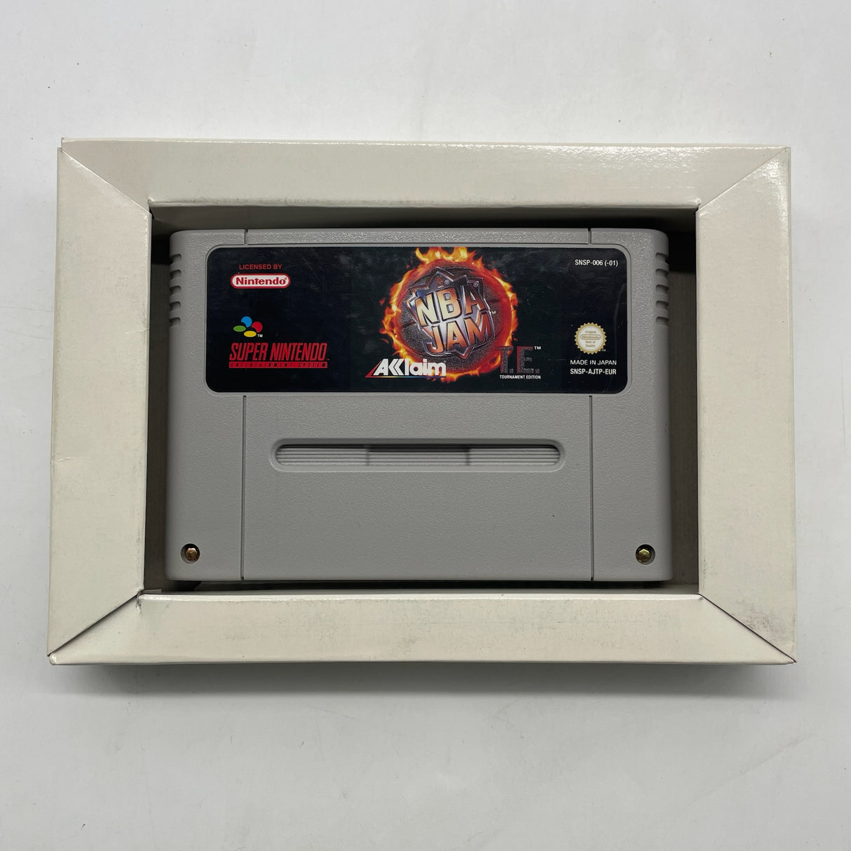 NBA Jam T.E Tour Edition Super Nintendo SNES Game Boxed Complete PAL