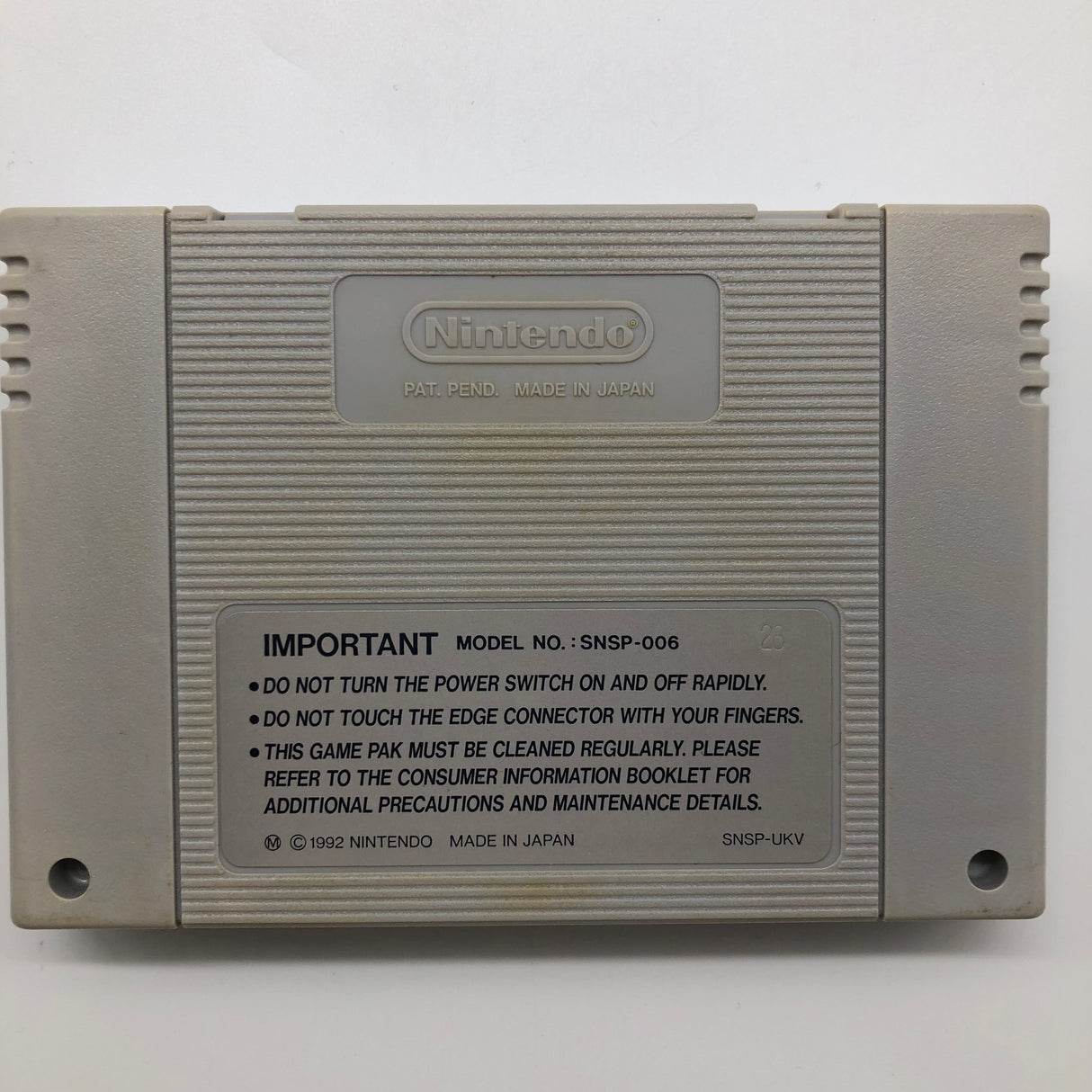 Another World Super Nintendo SNES Game Cartridge PAL