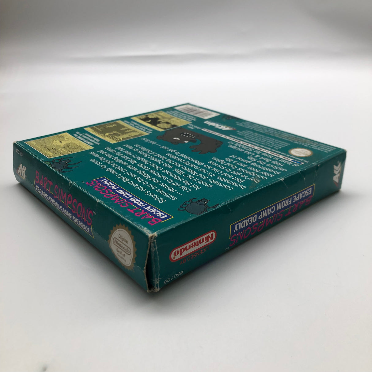 Bart Simpson's Escape from Camp Deadly Nintendo Gameboy Original Game Boxed Complete