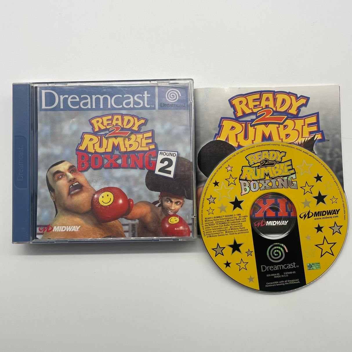 Ready 2 Rumble Boxing Round 2 Sega Dreamcast Game + Manual PAL