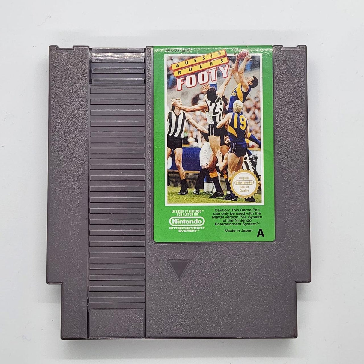 Aussie Rules Footy Nintendo Entertainment System NES Game PAL
