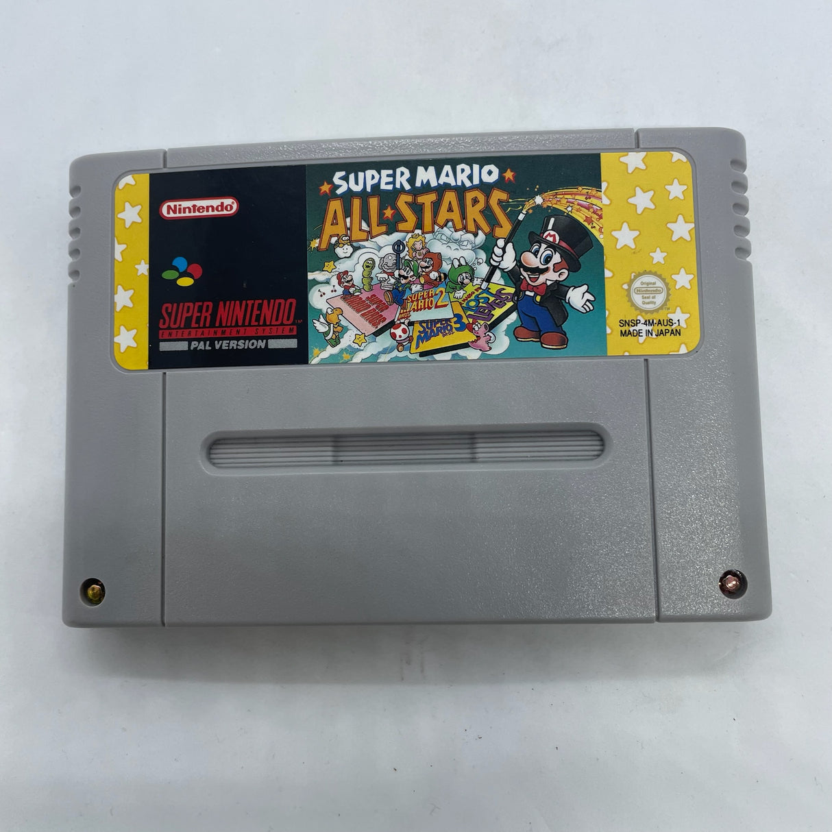 Super Mario All Stars Super Nintendo SNES Cartridge PAL