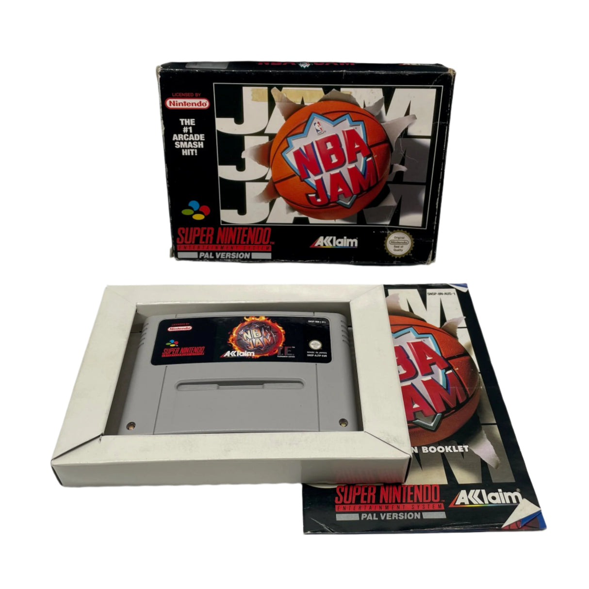 NBA Jam T.E Tour Edition Super Nintendo SNES Game Boxed Complete PAL