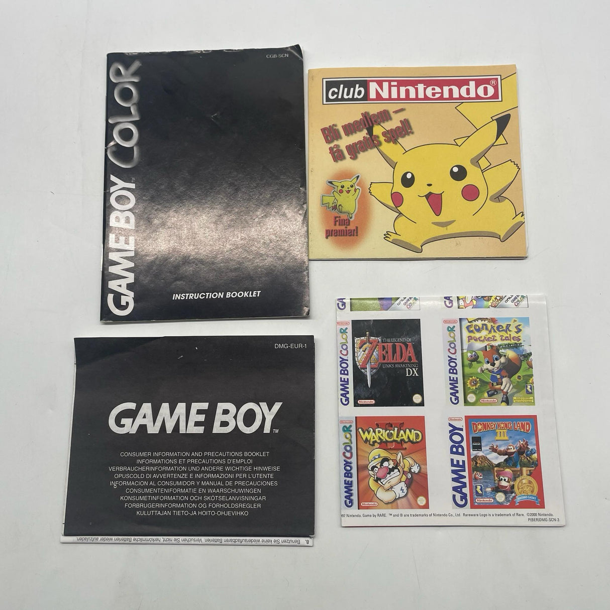 Game Boy Color Atomic Clear Purple Console Boxed Complete with Manual