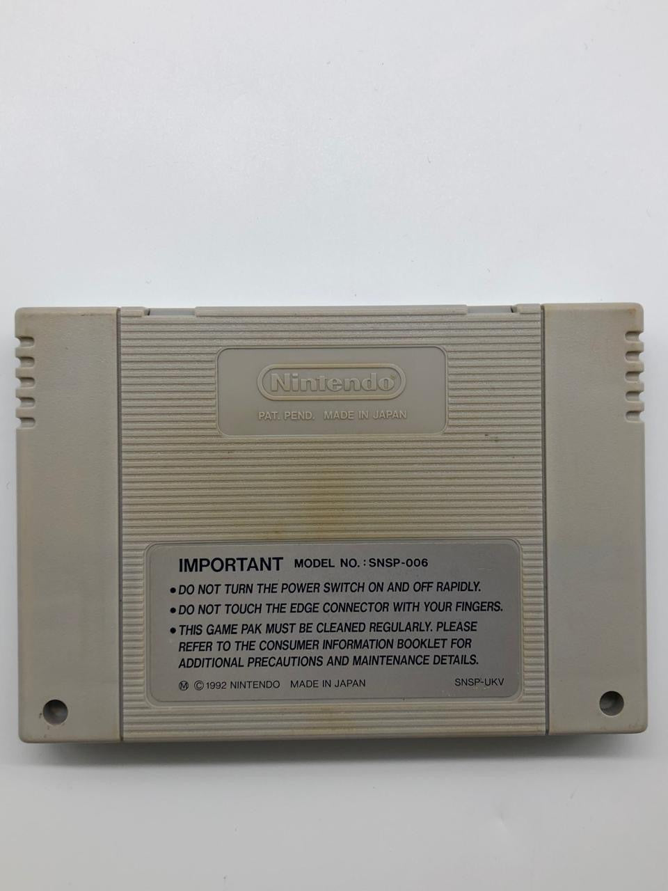 Street Fighter II Super Nintendo SNES Game Cartridge PAL