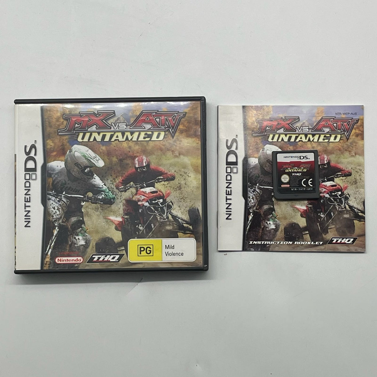 MX Vs ATV Untamed Nintendo DS Game + Manual