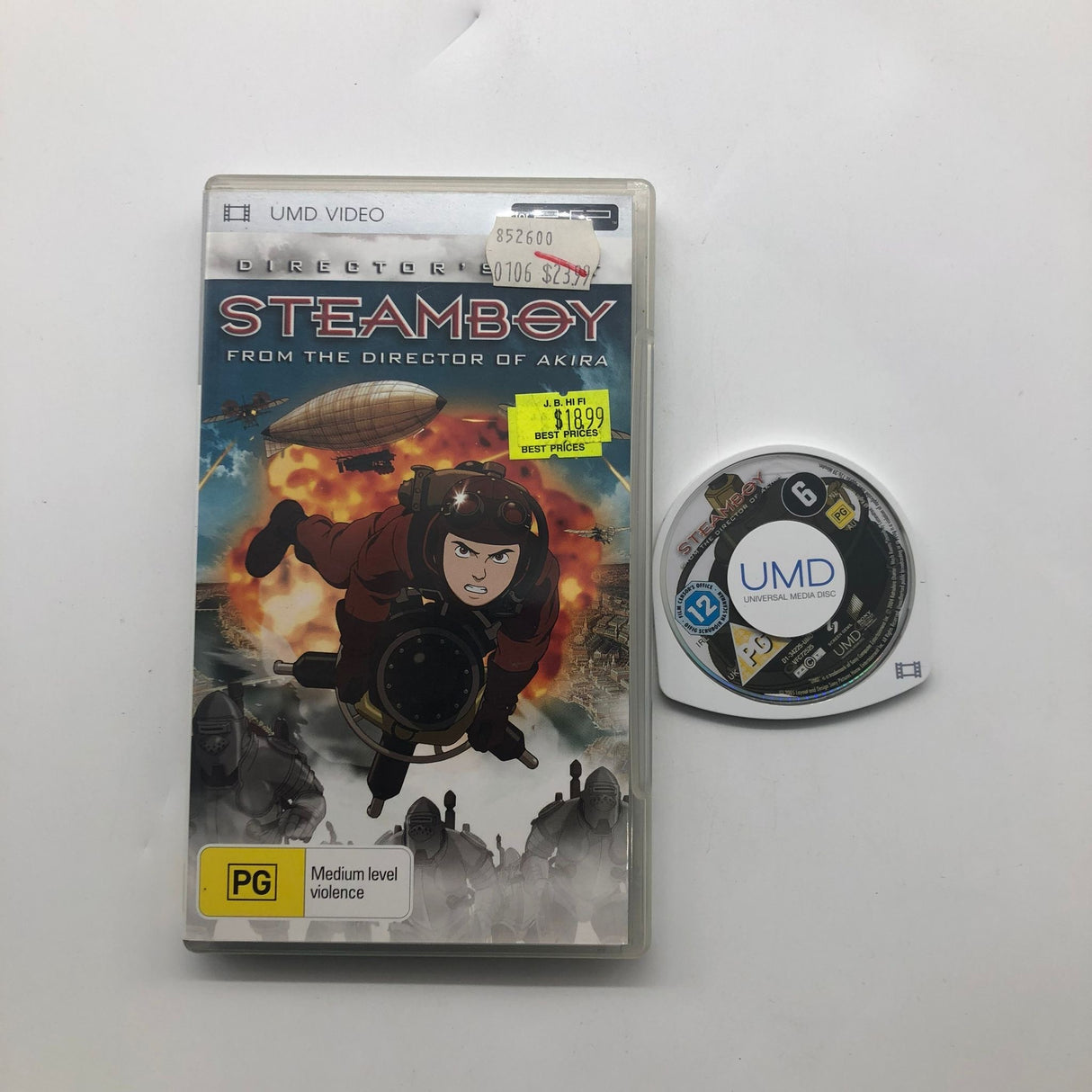 Steamboy PSP Playstation Portable UMD Video Movie