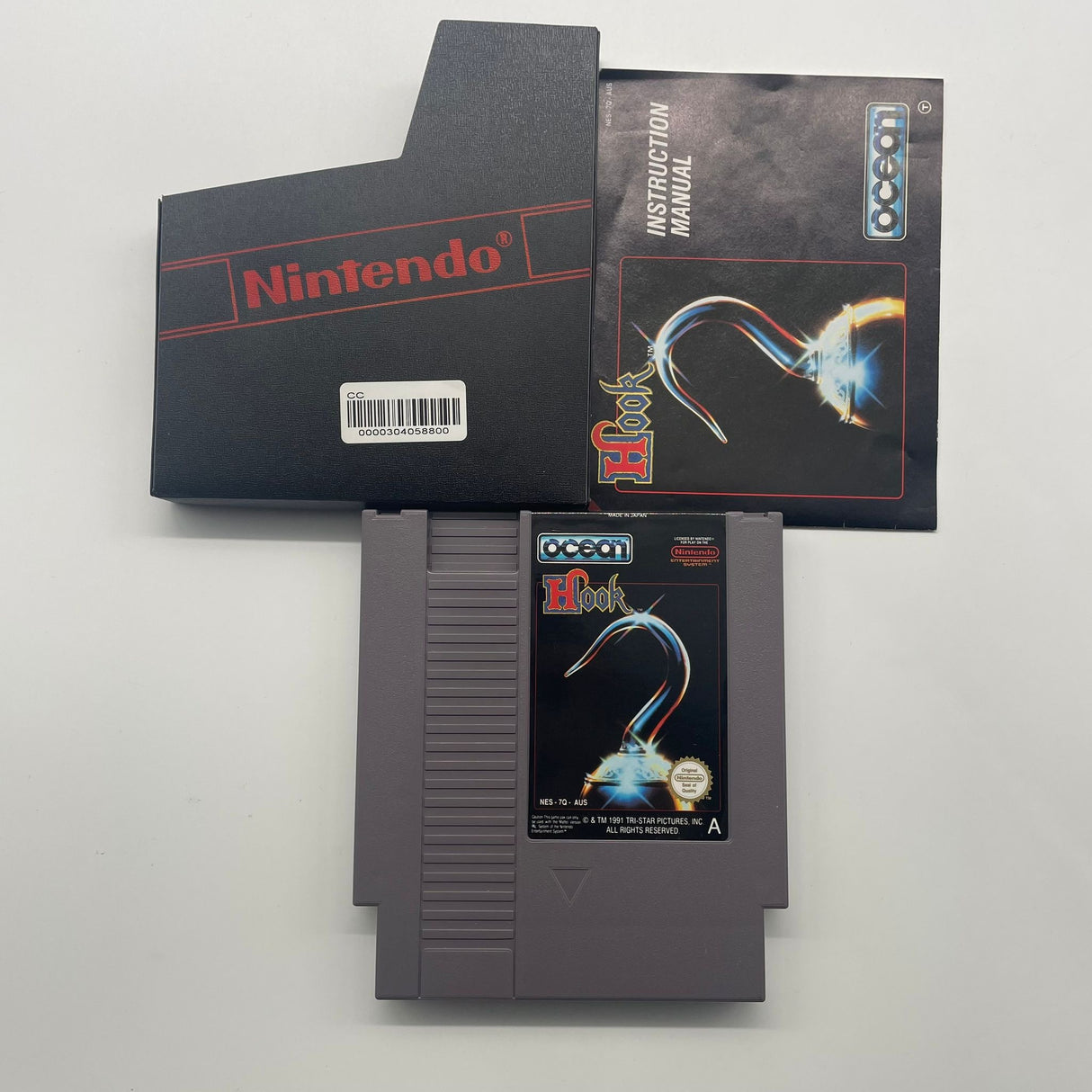 Hook Nintendo Entertainment System NES Game PAL