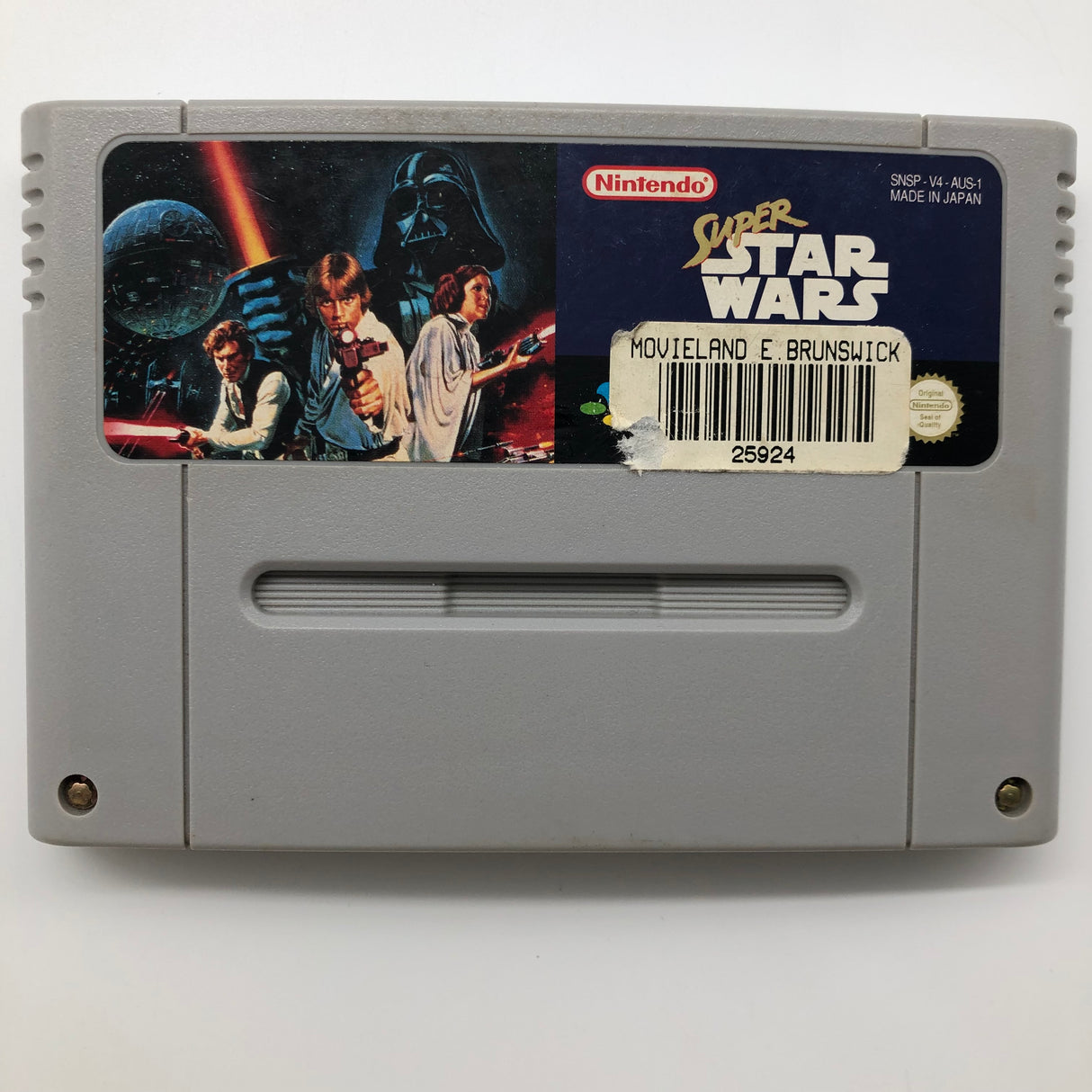 Super Star Wars Super Nintendo SNES Game Cartridge PAL