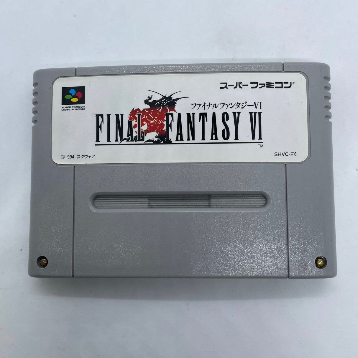 Final Fantasy VI 6 Super Nintendo Super Famicom Game Cartridge NTSC-J