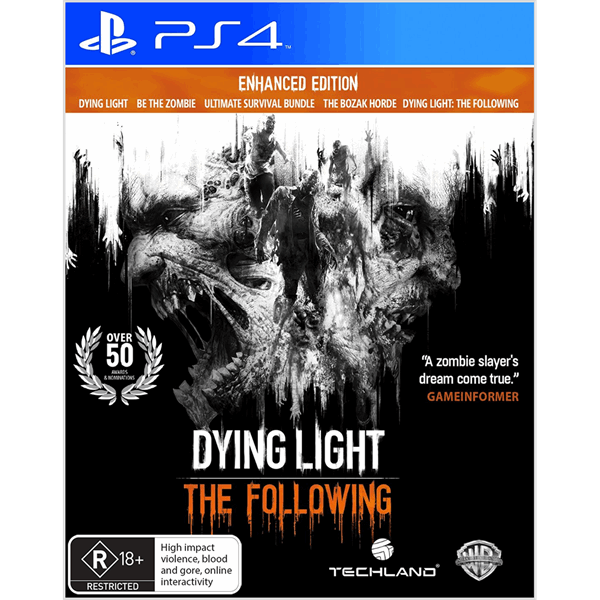 Dying Light: The Following: Enhanced Edition PlayStation 4 PS4 Game