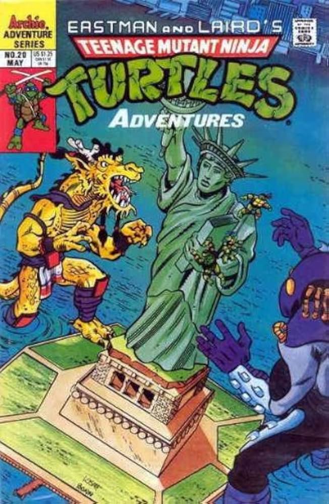 Eastman & Laird's Teenage Mutant Ninja Turtles Adventures #20 May Comic Book