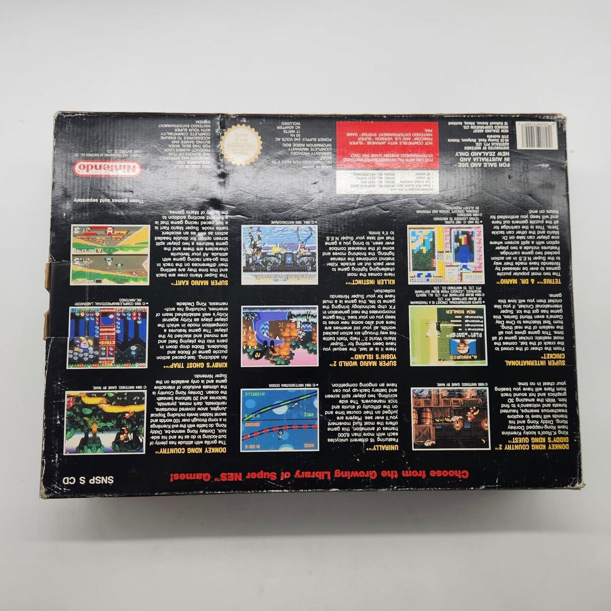 Super Nintendo SNES/NES Control Set Boxed