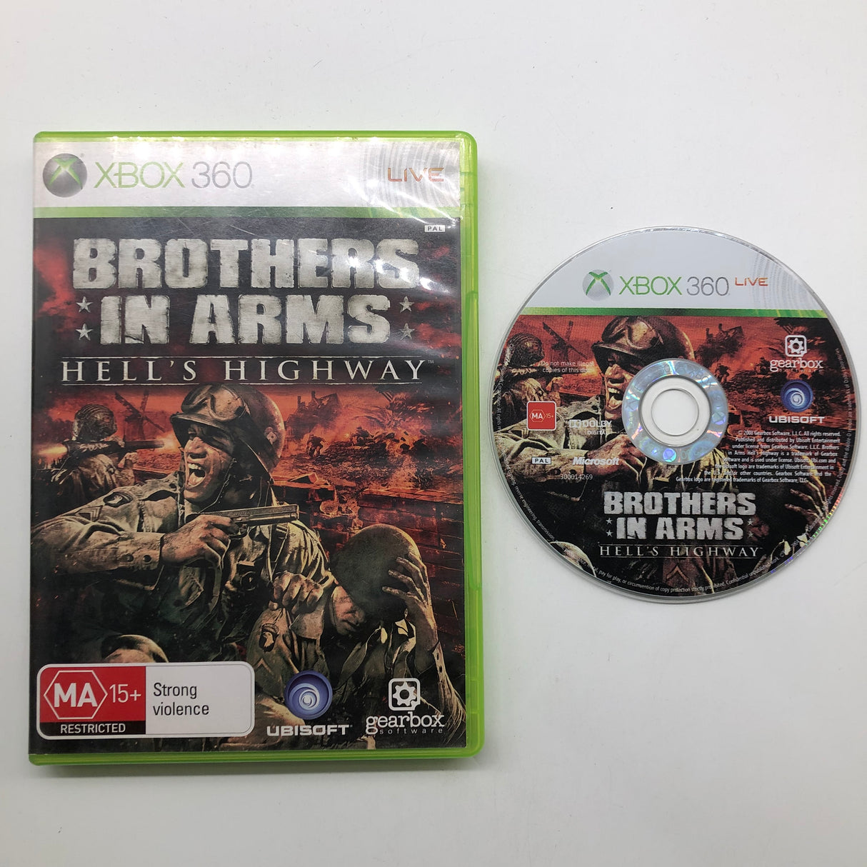 Brothers in Arms Hells Highway Xbox 360 Game PAL 25AU4