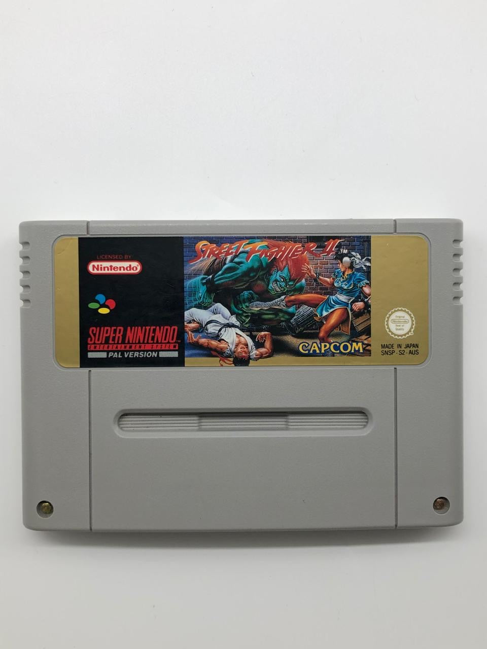 Street Fighter II Super Nintendo SNES Game Cartridge PAL