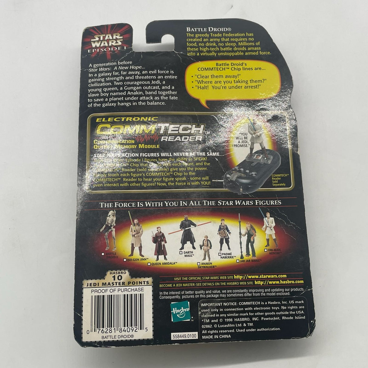 Star Wars Episode 1 Battle Droid with Blaster Rifle Action Figure