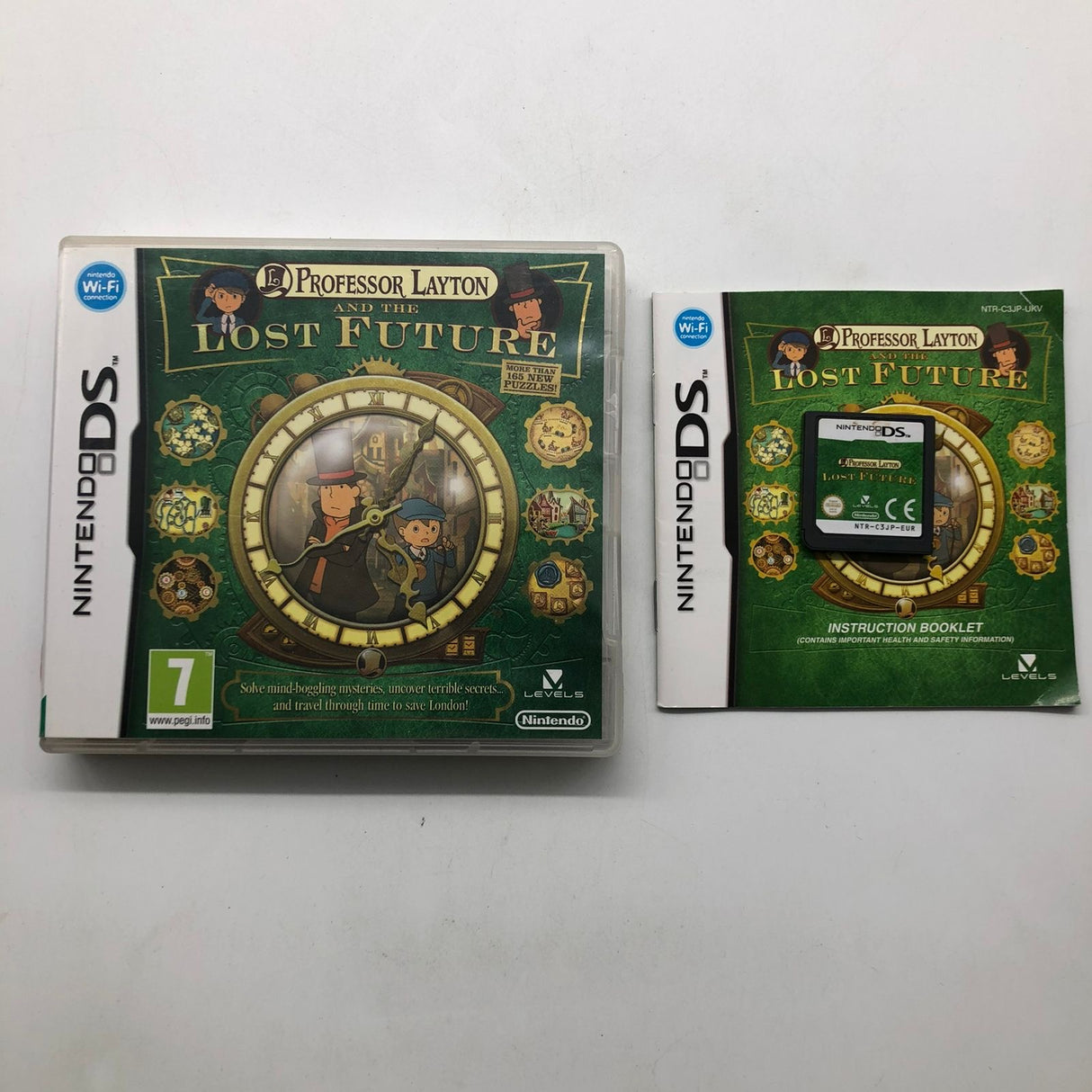 Professor Layton and The Lost Future Nintendo DS Game + Manual 25AU4