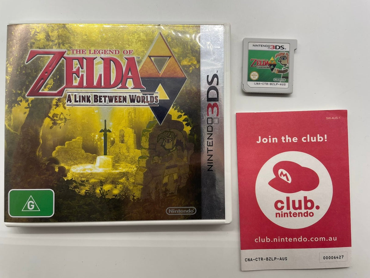 The Legend of Zelda A Link Between Worlds Nintendo 3DS Game + Manual PAL