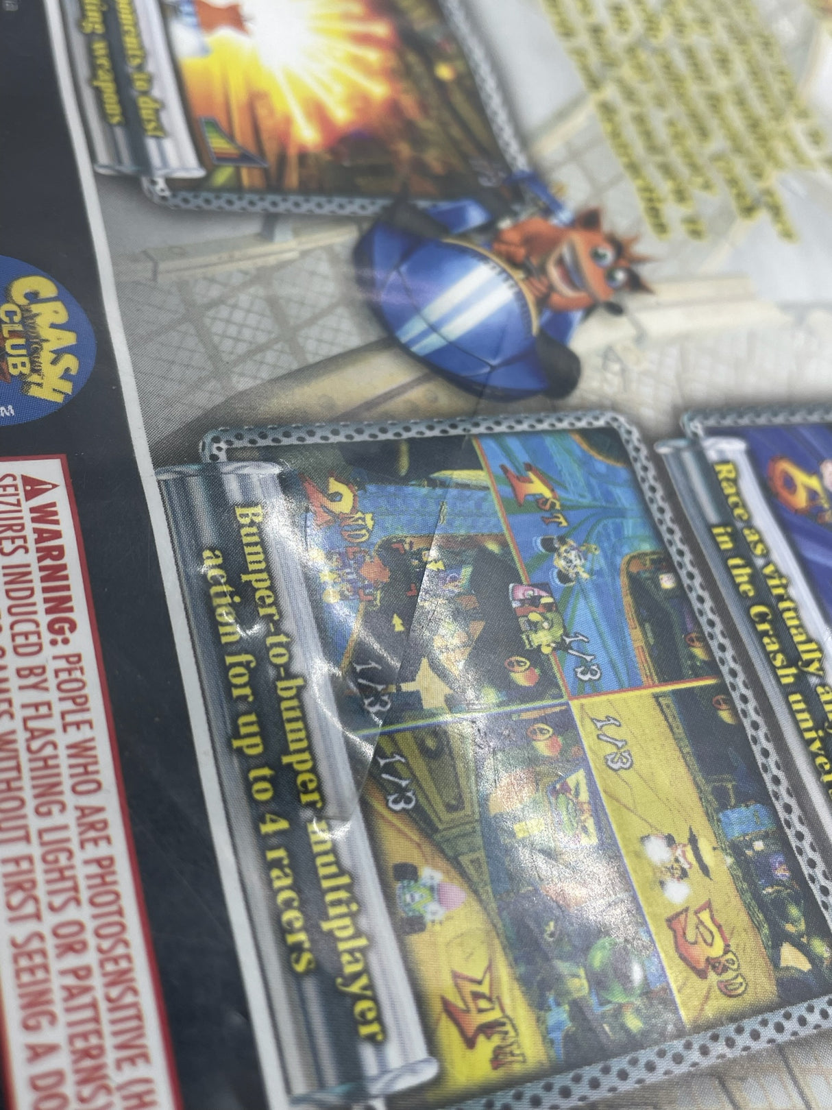 Crash Nitro Kart Nintendo Gamecube Game + Manual PAL