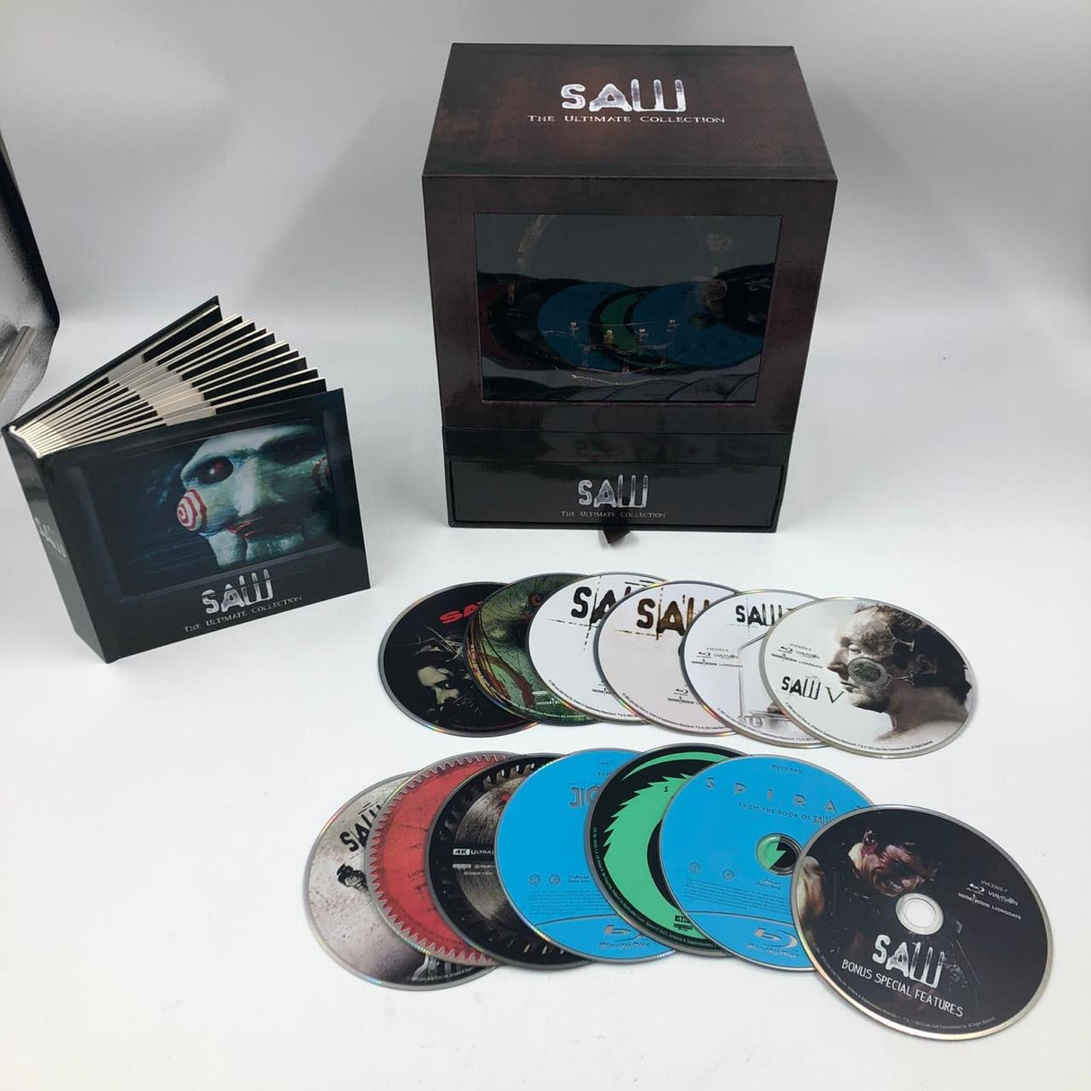 Saw The Ultimate Collection Limited Collectors Trap Edition Complete Blu Ray Set