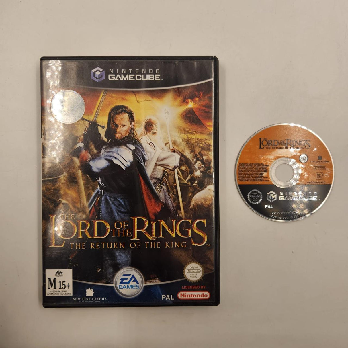 The Lord of the Rings Return of the King Nintendo Gamecube Game PAL