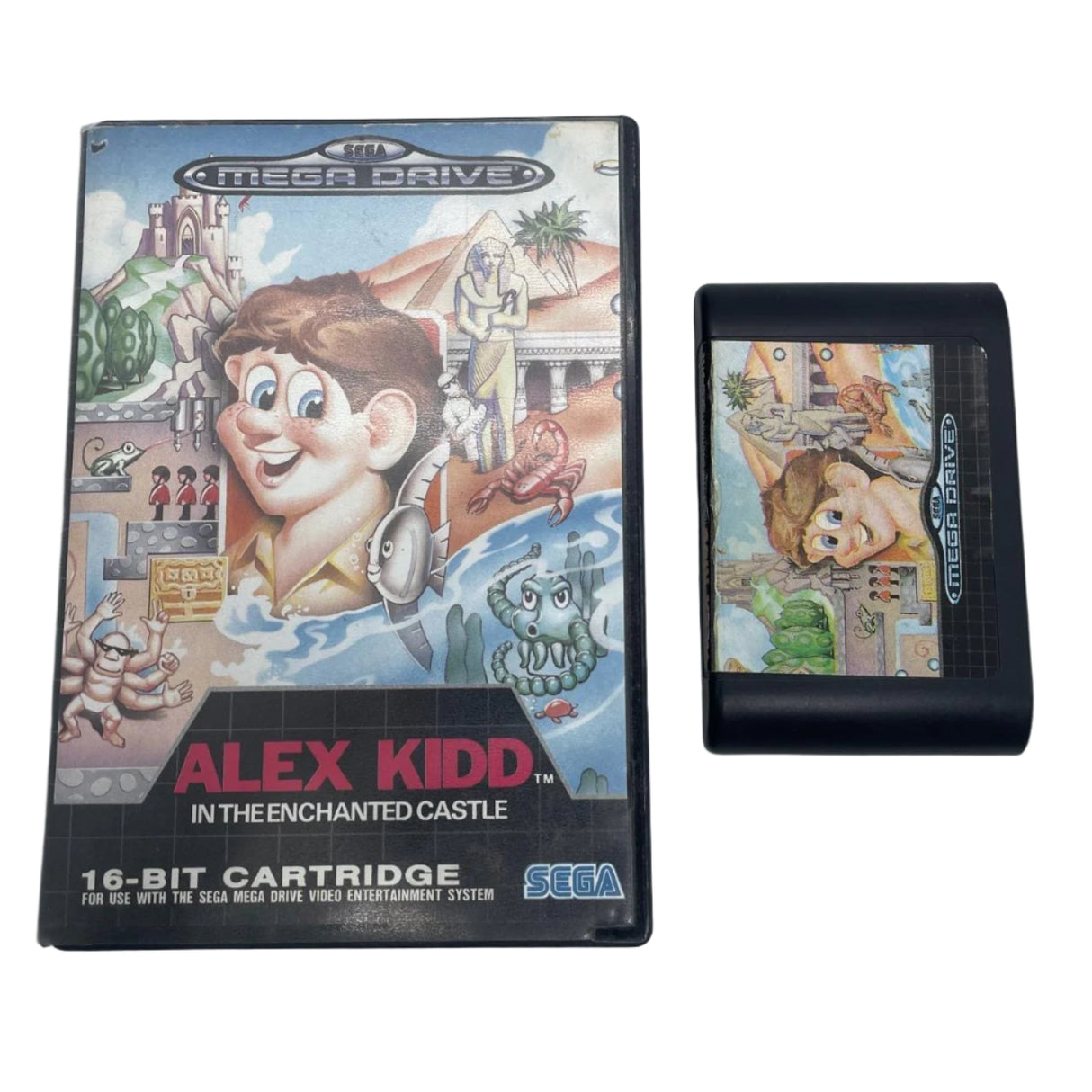 Alex Kidd enchanted Castle Sega Mega Drive Game