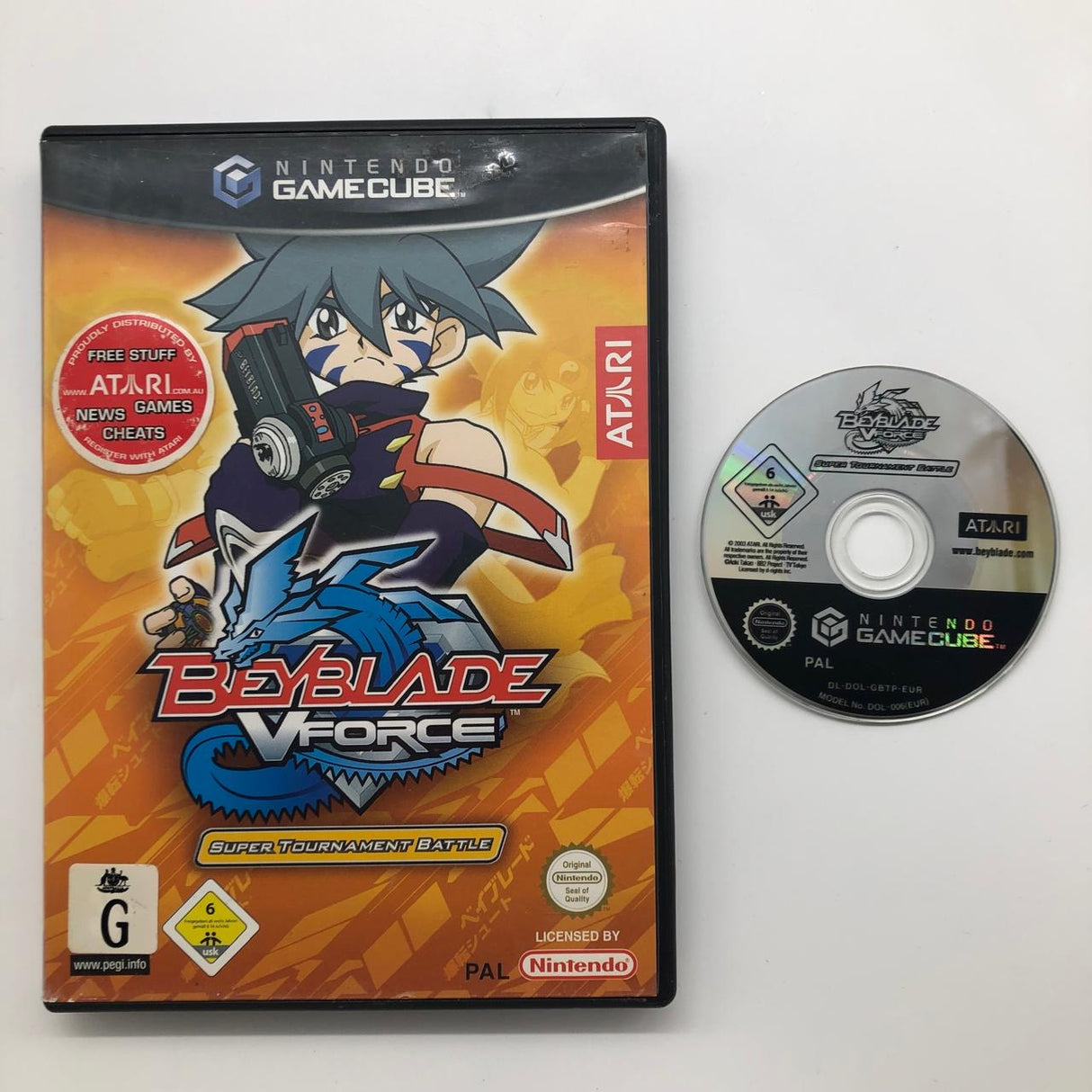 Beyblade V Force Nintendo Gamecube Game PAL