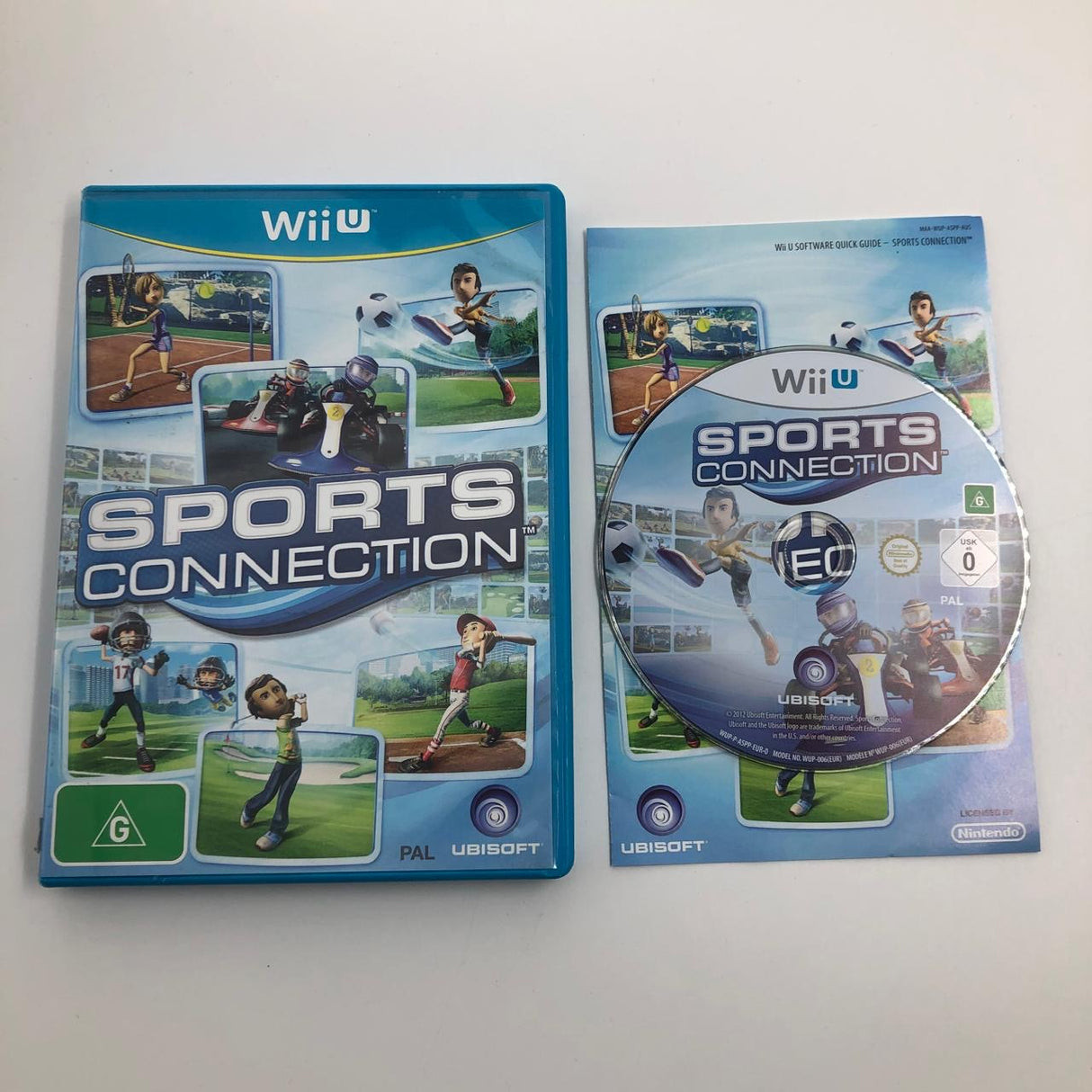 Sports Connection Nintendo Wii U Game + Manual PAL