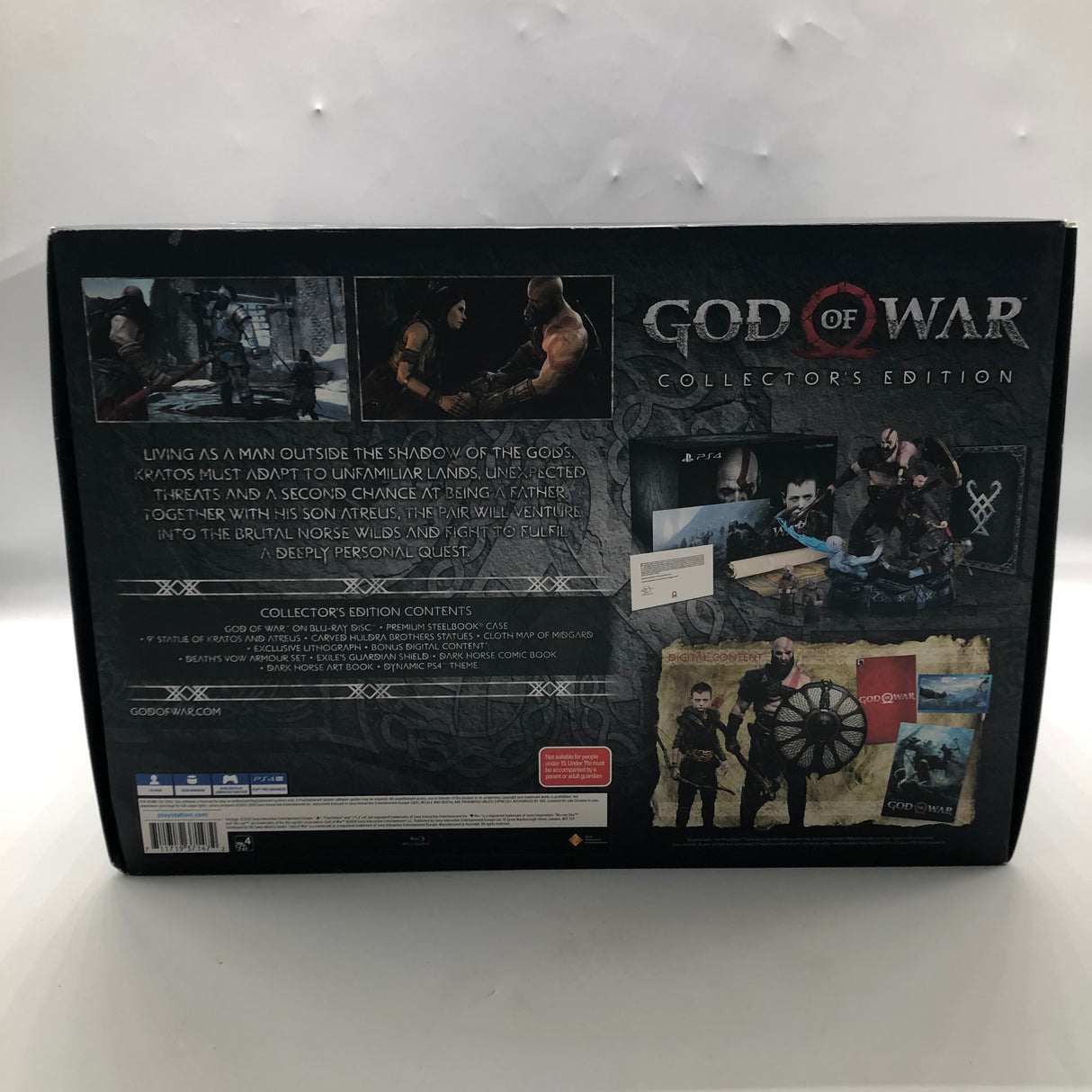 PS4 Playstation 4 God Of War Collectors Edition Boxed Game