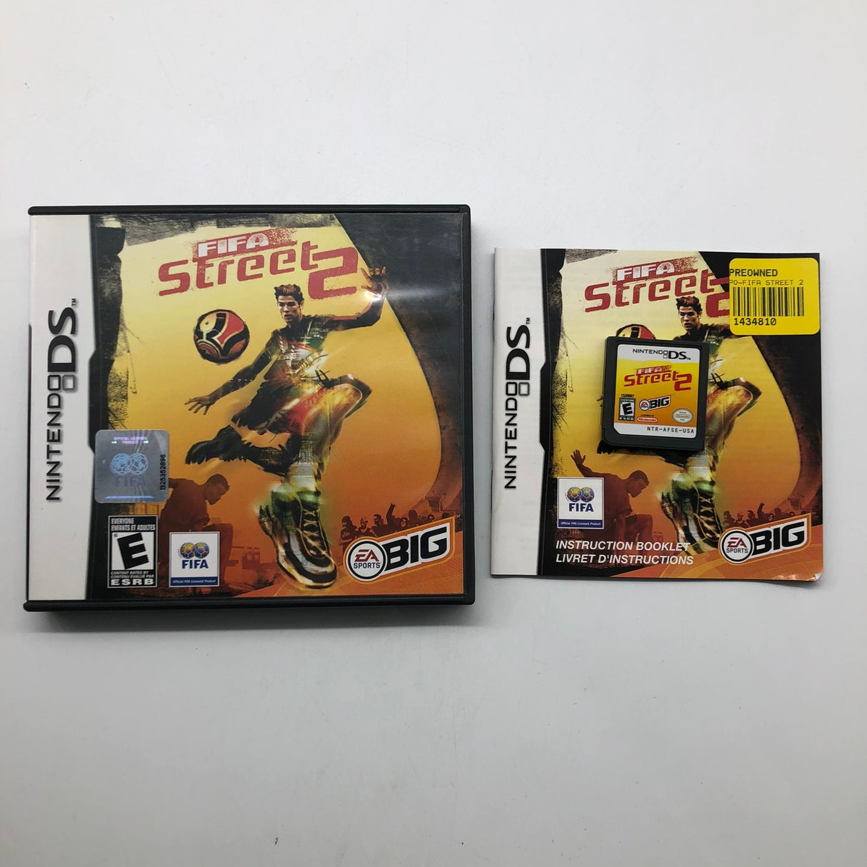 Fifa Street 2 Nintendo DS Game + Manual 25AU4