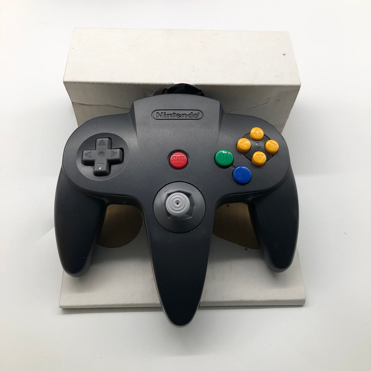 Nintendo 64 N64 Black Controller Boxed PAL