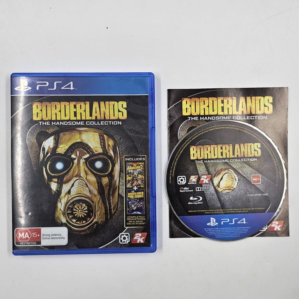 Borderlands The Handsome Collection PS4 Playstation 4 Game + Manual