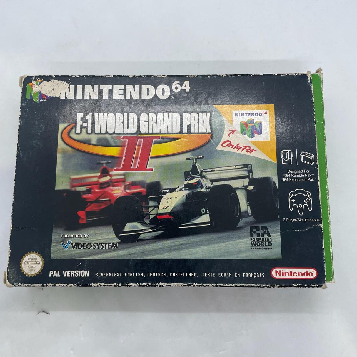 F-1 World Grand Prix Nintendo 64 N64 Game Boxed Complete PAL
