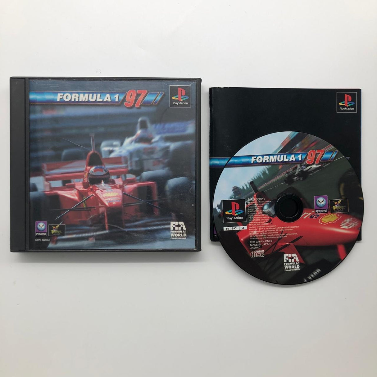 Formula 1 97 PS1 Playstation 1 Game + Manual NTSC-J