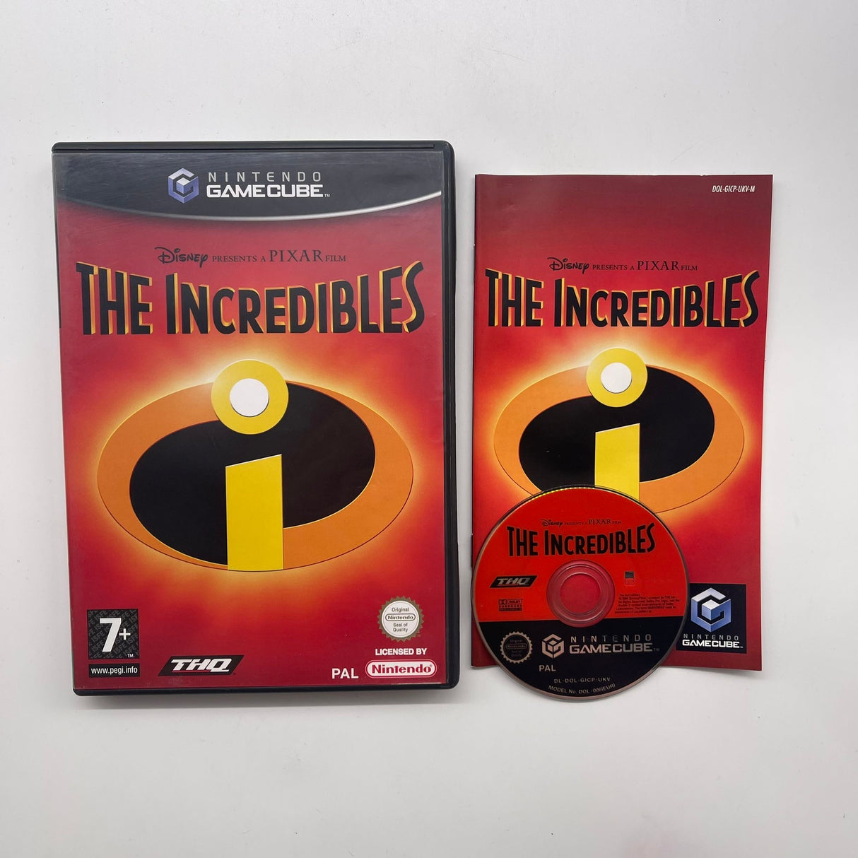 The Incredibles Nintendo Gamecube Game + Manual PAL