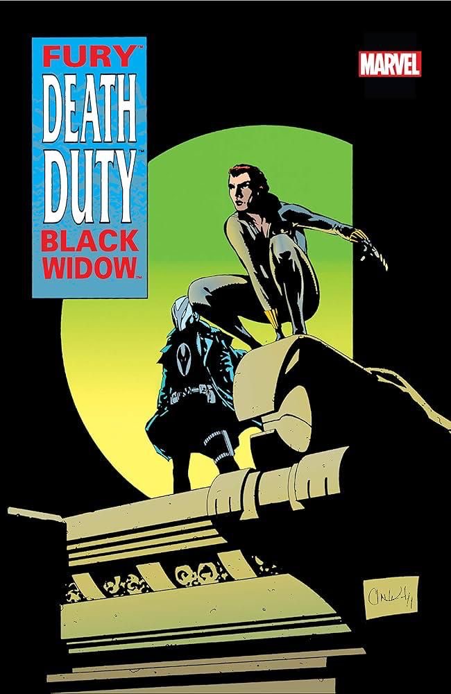 Marvel Comics Death Duty Fury Black Widow Comic Book
