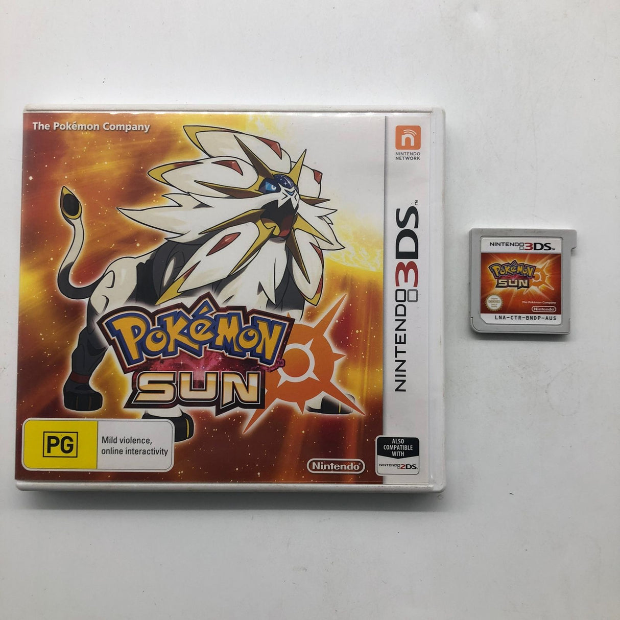 Pokemon Sun Nintendo 3DS Game PAL 25AU4